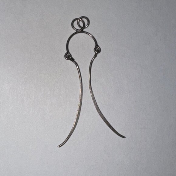 Sterling Silver Wishbone Bridle Pendant - Picture 13 of 16